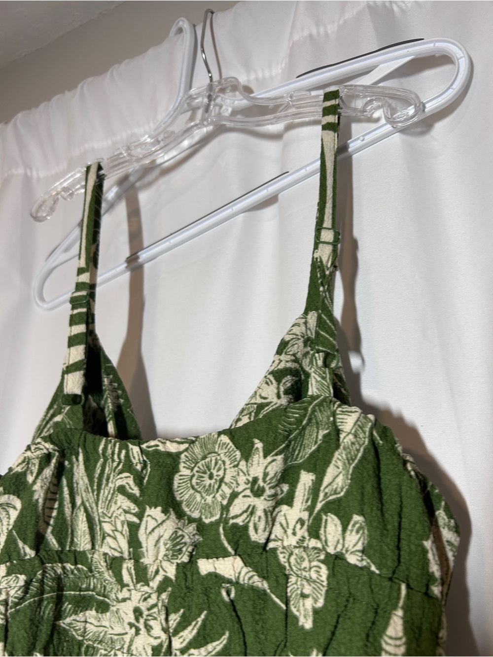 Sofia Vergara Green Tropical Floral Tie Front Maxi Dress Small NWT - Picture 7 of 10